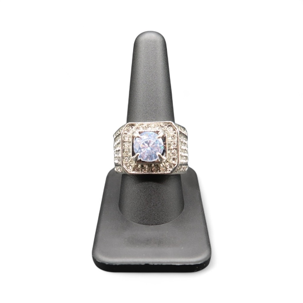 Luxury Unisex Diamond Bling Ring